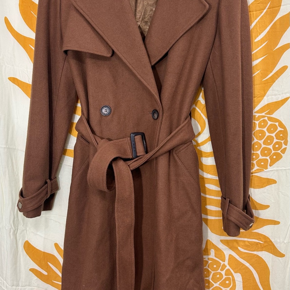 DKNY Belted Trench Coat